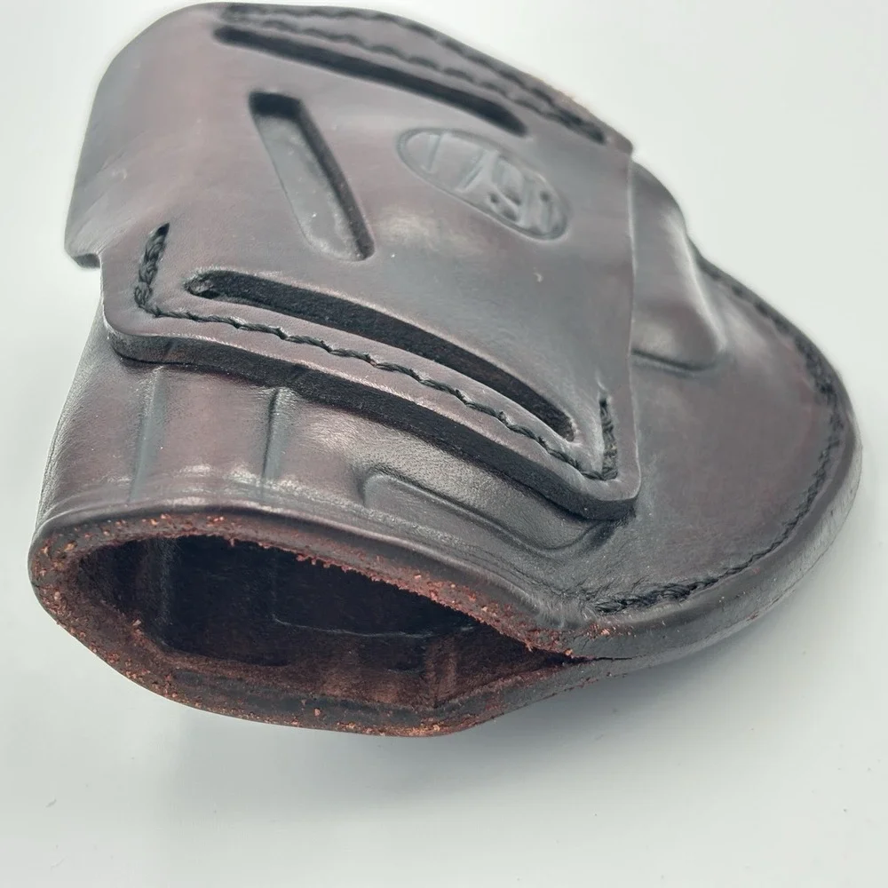 1791 Leather Holster 4-Way IWB OWB Right Hand Unknown Fit Size Dark Brown - Picture 6 of 12